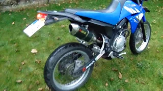 Yamaha Xt 125 X  Akrapovic |  walkaround & sound (Marchewy z wydechu)