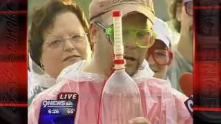 Mentos Diet Coke Geyser with 200 Teachers