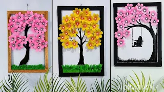 Best paper craft for home decor | Unique Tree wall hanging  | Paper flower wall decor | Room decor