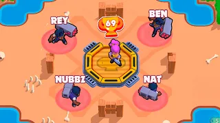 We Survived HARDCORE Trophy Escape in Brawl Stars!