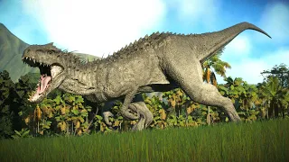 Jurassic World Evolution 2 Indominus Rex Fighting Big Carnivores