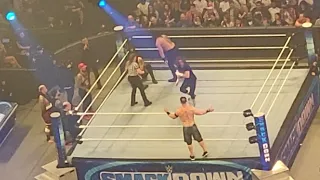 John cena and kevin owens vs sami zayn and roman reigns full match