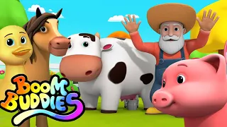 Old MacDonald tinha uma fazenda | Musica para bebes | Boom Buddies Português | Canção infantil