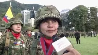 Histórica ceremonia militar en la que solo participan mujeres.