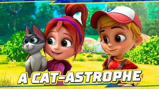 🦖 Turbozaurs: A Cat-Astrophe (NEW EPISODE) | Cartoon for kids | Animation for kids 0+