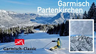 One Day Skiing in Garmisch-Partenkirchen⛷️❄️ | Skifahren in Garmisch | Garmisch-Classic Skigebiet