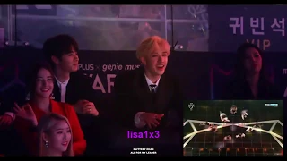 181106 Stray Kids, Momoland, (G)I-DLE reaction to Twice - Yes or Yes @MGA 2018