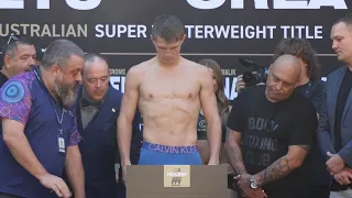 DRAMA!!! -  Nikita Tszyu vs Danilo Creati • FULL WEIGH-IN & INTENSE FINAL FACE-OFF!