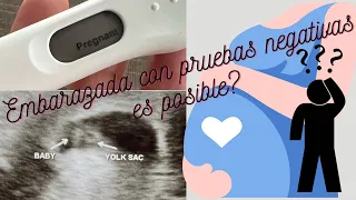 Embarazada con pruebas negativas, es posible? #forjandopasos