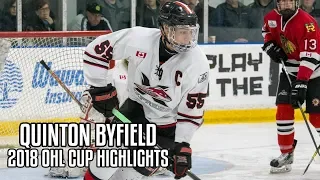 Quinton Byfield | 2018 OHL Cup Highlights