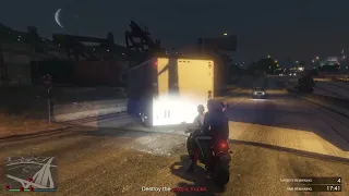 GTA5 Nightclub - Destroying rival supply trucks.