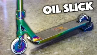 BUILDING OIL SLICK CUSTOM PRO SCOOTER BUILD!