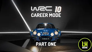 WRC 10 CAREER MODE PART 1: Our Journey to Becoming a World Rally Champion begins TODAY!