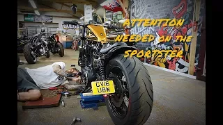 Sportster 200 wheel custom Update!  Need's some attention.