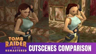 (TR1) In-game Cutscenes Comparison | Tomb Raider 1-3 Remastered