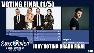 Eurovision 2019 | VOTING Grand Final | (1/5) Jury Voting | Simulation