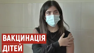 На Полтавщині щеплення від коронавірусу отримали майже 3 тисячі дітей