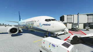 [MSFS] 🔴Как загрузить багаж,залить топливо и посадить пассажиров в самолет Boeing 737 PMDG