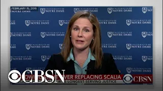 What Amy Coney Barrett said about filling a Supreme Court seat in an election year