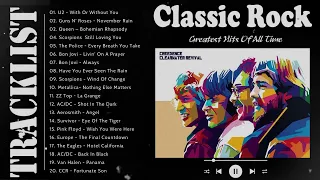 Classic Rock Songs 70s 80s 90s Full Album - Queen, Eagles, Pink Floyd, Def Leppard, Bon Jovi, ACDC