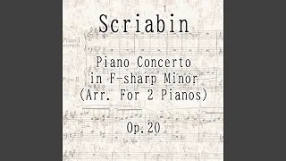 Piano Concerto in F-sharp Minor, Op.20: 2.Andante (Arr. For 2 Pianos)