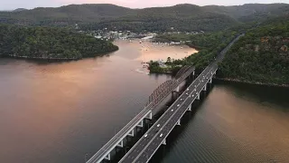 Mooney Mooney Point | Hawkesbury River Bridge | Sunset by the river |