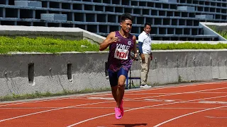 Palarong Pambansa Secondary Boys 100m Final | Renier Ranges (GOLD) #palarongpambansa2023