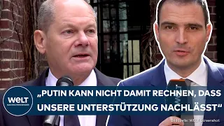 SCHOLZ IN WASHINGTON: Kanzler zuversichtlich über neue US-Militärhilfen für die Ukraine