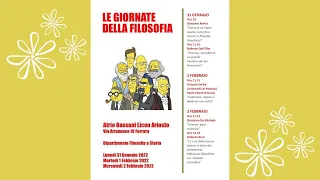 Le giornate della Filosofia - 1 febbraio 2022