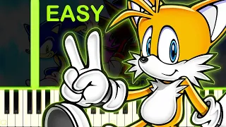 TAILS THEME - EASY Piano Tutorial