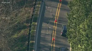 Slow-moving landslide blocks lane of SR 202 between Carnation and Duvall