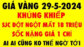 Giá vàng hôm nay- ngày 29-5-2024 - giá vàng 9999 hôm nay - giá vàng 9999 mới nhất- giá vàng nhẫn9999