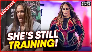 We asked Nia Jax when she's coming back to WWE