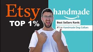 How I became a TOP seller on both Etsy and Amazon Handmade - 5 Steps to Rank Better