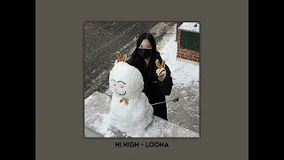 HI HIGH - LOONA (speed up/nightcore)
