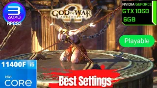 RPCS3 0.0.19 - God Of War Ascension i5 11400F GTX 1060 6GB | Best Settings | 60FPS