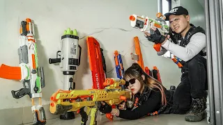 LTT Game Nerf War : Two Warriors SEAL X Nerf Guns Prison Breakthrough Fight Criminal Group Mr Zero