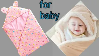 new born baby blanket cutting & stitching//baby nest