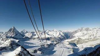 Switzerland - Highest Gondola & Cablecar in Europe - ROUND TRIP - Zermatt - Klein Matterhorn - 3883m