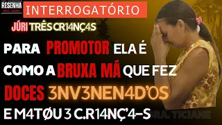 █INTERROGATÓRIO NO JÚRI █Acusada deu DOCES com V3N3N'0 de R4T-0 para CR1.4NÇ'4-S Da COMUNIDADE.