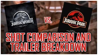 Jurassic World Trailer vs. Jurassic Park: Shot for Shot Scene Comparison and Breakdown