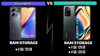 Vivo V56 5G vs Xiaomi 11i 5G Full Specifications Comparison