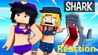 PURPLE GIRL SHARK ATTACK! - Fazbear & Friends Shorts | LandFox Reaction