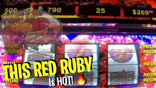 How to Win 500 Coins in A spin - Best Strategy on Hot Red Ruby VGT Slot