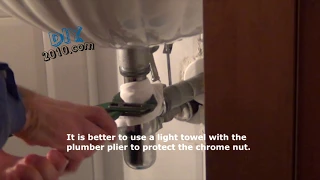 How to unclog and clean Trap | How to Unclog a Bathroom Sink | How to clean a sink drain bathroom