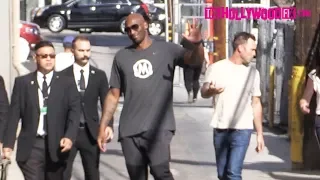 Kobe Bryant Tells Fans No Autographs While Arriving To Jimmy Kimmel Live! Studios 9.3.19