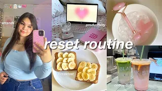 WEEKLY RESET ROUTINE: self care shopping, healthy habits, productivity, skincare & errands