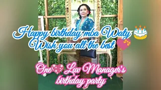 Campur sari linedance 😁😁//One💖Luv Manager birthday party// Fave Hotel Cikarang