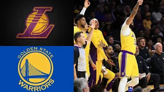 Lakers vs Warriors | Lakers GametimeTV | Lakers Team highlights | Quarters 1st-3rd