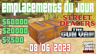 GTA Online - Emplacement des coffres, épave, malles, dealers, caches, Gun Van (08/06/23)